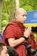 Thailand: Monk at the Pu Sae, Ya Sae Festival, Tambon Mae Hia, Chiang Mai, northern Thailand